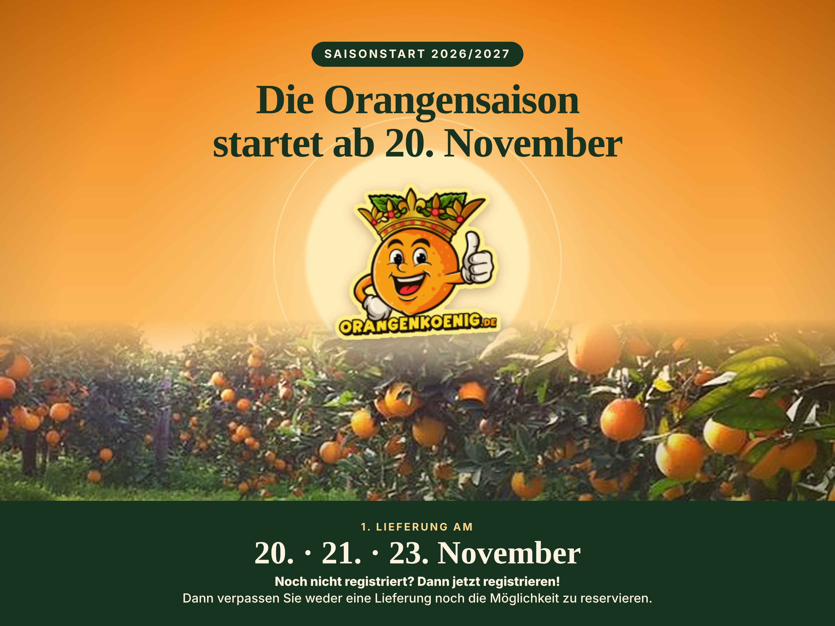 Saisonstart 2026/2027